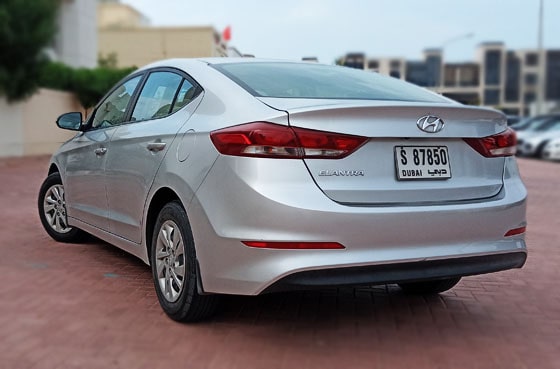 Hyundai Elantra 2017 rent a car Dubai UAE