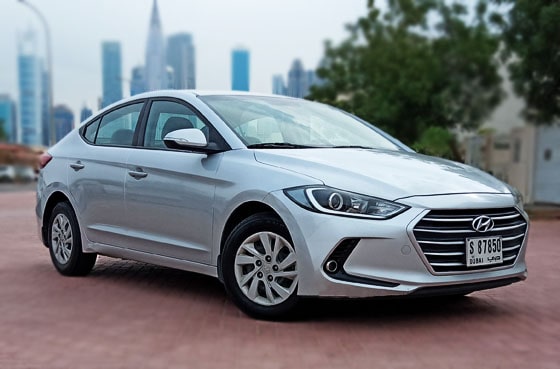Hyundai Elantra 2017 rent a car Dubai