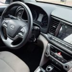 Hyundai Elantra 2017 rental cars UAE Dubai interior