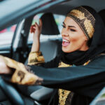 Arab woman rented Hyundai Creta in Dubai