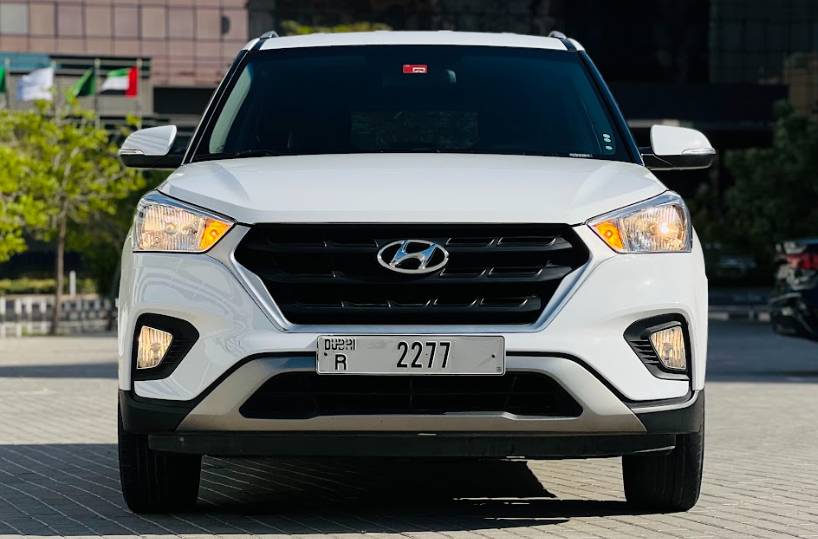 Rent a Hyundai Creta in Dubai front side image