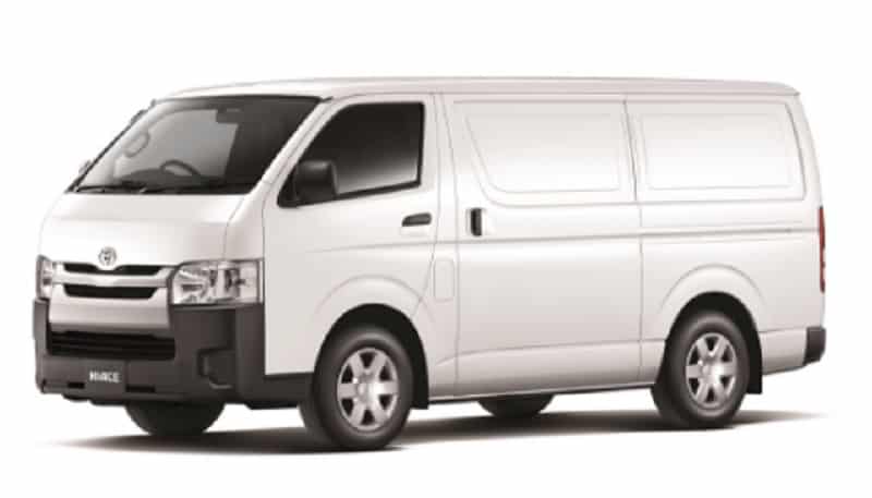 Rent a Toyota Hiace Delivery Van Dubai 