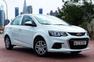 Chevrolet Aveo 2018 rental cars UAE