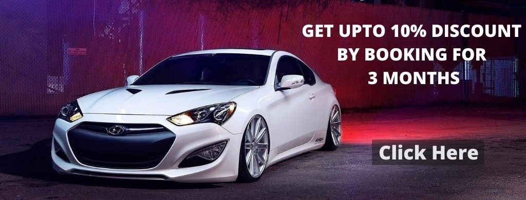 GET UPTO 10% BY BOOKING FOR 3 MONTHS ON HYUNDAI GENESIS