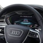 Audi A8 for rent in Dubai UAE interior steering