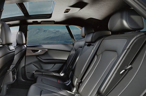 Audi Q8 car rentals Dubai UAE interior
