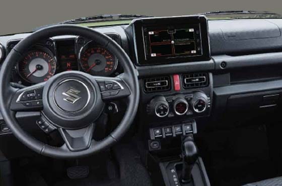 Suzuki Jimny 2021 interior rental cars UAE