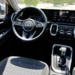 Rent Kia Sonet 2023 in Dubai UAE Interior front seats