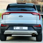 Rent a JAC JS4 in Dubai backside