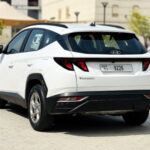 Rent Hyundai Tucson 2023 in Dubai Backside