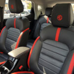 Rent a MG ZST in Dubai Front Seats