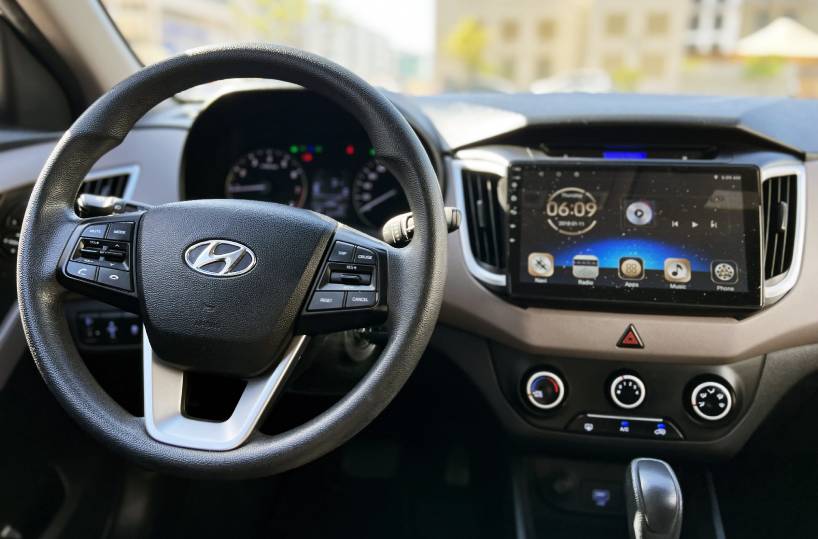 Rent Hyundai Creta in Dubai Interior Steering