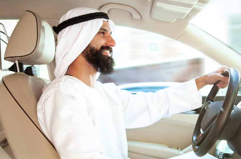 Arab man rented Suzuki Ciaz in Dubai