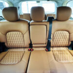 Rent Infiniti QX80 in Dubai back seats