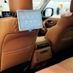 Rent Infiniti QX80 in Dubai backseats