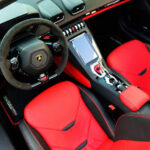 Rent Lamborghini Huracan Evo Spyder Convertible in Dubai Interior