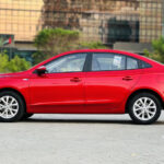 Rent MG 5 Red 2023 in Dubai side
