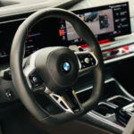 Rent a BMW 735i in Dubai Interior desk