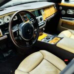 Rent Rolls-Royce Ghost in Dubai Interior from side