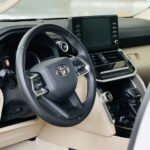Rent Toyota Land Cruiser in Dubai Interior