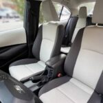 Rent a Toyota Corolla in Dubai front seats