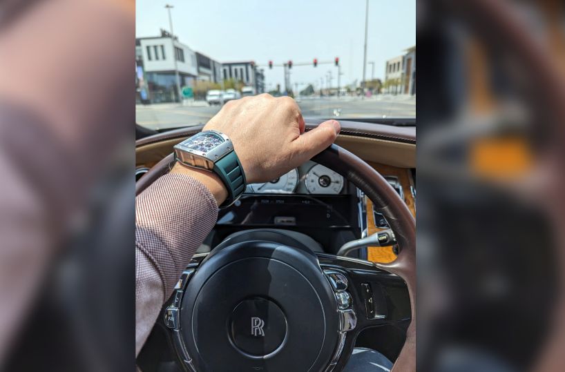 Rented a Rolls-Royce Ghost in Dubai