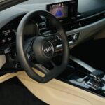 Rent Audi A4 in Dubai Interior side view