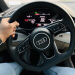 Rent Audi A4 in Dubai Steering