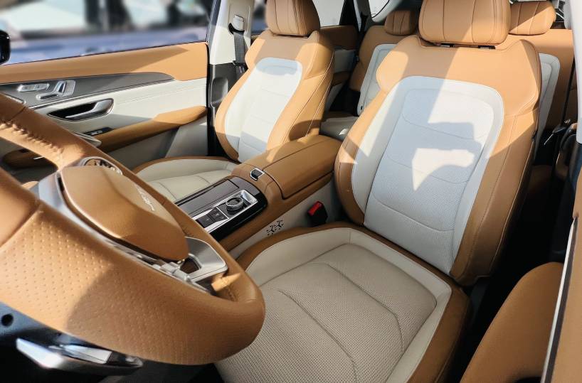 Rent Jetour X70 Plus 2024 in Dubai Interior front seats