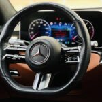 Rent Mercedes S class 2023 S500 in Dubai Steering