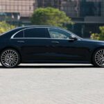Rent Mercedes S class 2023 S500 in Dubai another side