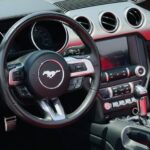 Rent Ford Mustang in Dubai UAE Interior frontside