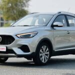 Rent MG ZS 2023 in Dubai left view