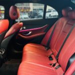 Rent Mercedes E class 350 in Dubai back seat