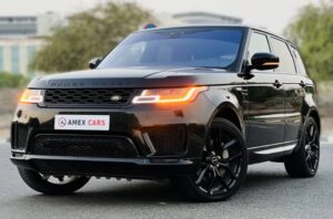 Rent Range Rover Sport in Dubai UAE another side