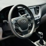 Rent a Hyundai Accent 2023 in Dubai UAE Interior front