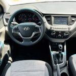Rent a Hyundai Accent 2023 in Dubai UAE Interior front side