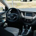 Rent a Hyundai Accent 2023 in Dubai UAE full interior