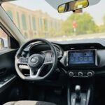 Rent a Nissan Kicks in Dubai UAE front interior