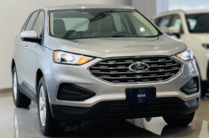 Rent ford Edge in Dubai front view