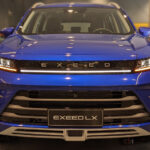 Rent Exeed LX in dubai front
