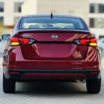 Rent Nissan Sunny in Dubai - back side