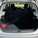 Rent a car Dubai - MG ZS silver trunk