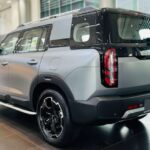Rent BAIC BJ30 in Dubai from Amex Car Rental Exterior Rear Half Left View