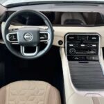 Rent Nissan Patrol 2026 in Dubai from Amex Car Rental Interior Driving Seat View