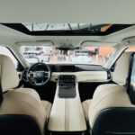 Rent Nissan Patrol 2026 in Dubai from Amex Car Rental Interiror Front Seat View